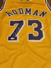 Dennis Rodman Autographed Custom Los Angles Lakers Basketball Jersey