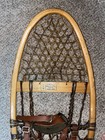 Viking Vintage Wooden Snowshoes 12   x48    Leather Cadillac  Michigan Decor