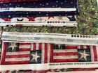 Quilt Kit Star Spangled Favs   E burns Quilt Book  6 Fabric Flats Design W usa