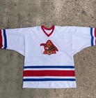 Vintage 70s 80s Anheuser Busch Beer Patch Hockey Jersey Xl