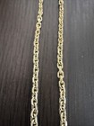 Gld Men   s Gold Chain  adjustable 