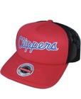 Los Angeles Clippers Foam Mesh Cap Mitchell   Ness Trucker