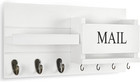 Mail Organizer For Wall Mount     Key Holder With Shelf Includes Letter Holder And