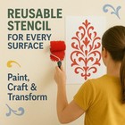 Reusable Mountain Stencil Template For High - Quality Wall Art   Diy Crafts - S   