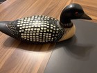 Hand-carved Hand Painted Wooden Loon Decoy