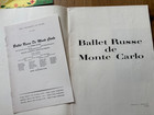 1956 Program W 30 Autographs Ballet Russe De Monte Carlo Novak chouteau howard