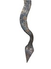 Luba  Iron Snake Tribal Antique Or Vintage African Currency Burkina  Serpent Art
