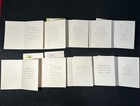 Lot Of 14 Vintage American Brotherhood For The Blind Greeting Birthday Cards