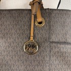 Michael Kors Jet Set Item Large East west Top Zip Tote Iconic Brown Monogram