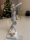 Greek Goddess Statue Figurine Blind Lady Justice Sculpture Lawyer Gift 27x11cm