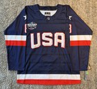 Zach Werenski Signed Team Usa 4 Nations Face-off Jersey Psa Coa Four Nations