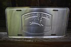 Vintage John Deere Front License Plate  Farm Equipment  Spackled Look