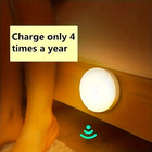 Wireless Motion Sensor Night Light Led Pir Detector Lamp   Bedroom Closet Stairs