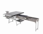 Overland Vehicle Systems Komodo Camp Kitchen - Dual Grill  Skillet  Folding Shel