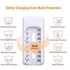 8-slot Battery Charger Smart For Aa   Aaa Ni-mh Ni-cd Rechargeable Fast Charge