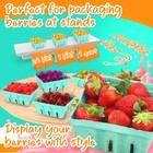 Mt Products Green Vented Produce Berry Basket 1 2 Pulp Fiber - Pack Of 600