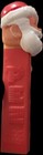 Vintage Santa Claus Pez Dispenser No Feet  Closed Eyes Red Yugoslavia Christmas