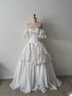 Elegant Wedding Dresses Vintage Lace One Shoulder A Line Boho Bridal Gowns