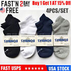 4 Pairs Men s Bombas Solid Ankle Honeycomb 4 Colors Socks Size Large 4 Colors