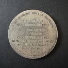 1896 Spaulding   Co Bryan Au  Blank Reverse 823 Grains Silver So Called Dollar