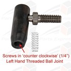 Ball Joint  left-hand Thread   Black     X68 For Hoffman Press Machine Model X