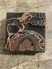 Printing Letterpress Printers Block Antique Copper  clean Rugs  Woman  1092 