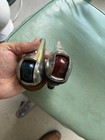 Antique Vintage Wilcox Crittenden Boat Port Starboard Teardrop Torpedo Lights