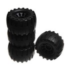 Monster Off Road Skateboard Wheels 112mm X 62mm With Abec 7 Bearings Installed