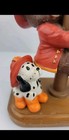 Vintage Nursery Fireman Teddy Bear Dalmatian Dog Table Lamp 
