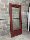   Antique Door With Full Length Glass   33 25 X 83   Architectural Salvage