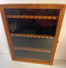 Smc Select Merchandise Company Wood Glass Front Vintage 36 Spoon Display Wall