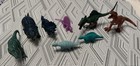 2006 8    Papo Triceratops Prehistoric Dinosaur And Variety Of Smaller Dinosaurs