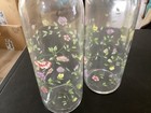  2  Glass Matching Decorative Wine Bottles With Stoppers