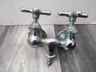 Antique Clawfoot Tub Faucet  Hot   Cold Knobs W  Shower Attachment