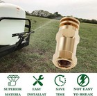 Brass 6542-1fba  Spray Nozzle 1 2  Fpt  20 Orifices 90     180   Caps 5 9 Gpm 40
