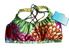 Sm S Small 2pc Brazilian Swimwear Strappy Bikini Set Tropical Floral New Summer