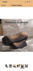 Callixe Ergonomic Memory Foam Neck Pillow - Heat   Vibration  Gray
