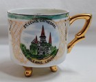 Vintage Ceramic St louis Cathedral New Orleans Louisiana Souvenir Cup