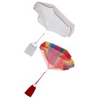 2pcs Throw Mini Parachute Toy Fly Toys Kids Children Outdoor Plaything