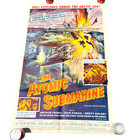 Original The Atomic Submarine 1959 Vintage One-sheet Movie Poster 27 X 41