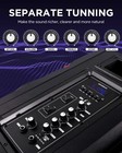 Karaoke Machine With 2 Wireless Microphones   Bluetooth Speaker