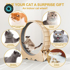 Cat Wheel 45  Xl Large Exercise Running Treadmill Xl Wood Running Wheel New 