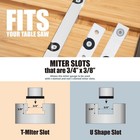 71391 Table Saw Precision Miter Gauge System W  27 Angle Stops And 3 4   x 3 8      