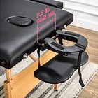 Face Cradle For Massage Table  Adjustable Massage Headrest Platform Aluminum    