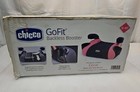 Chicco Go Fit Backless Booster Car Seat Black coral Shark New C-36