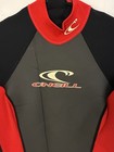 O   neill Reactor Women   s Size 10 Shorty Wetsuit Black Red Neoprene Surf Dive