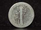 1916  Mercury  Silver Dime Coin   Free Shipping 