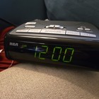 Rca Alarm Clock Multi Function Dual Wake Am Fm Radio  plug In Rp5400a Vintage