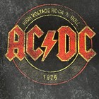 Ac dc 1976 High Voltage Tour Uk T-shirt Large Black Rock   Roll Memorabilia Tee