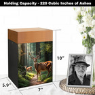 Cremation Urns For Human Ashes Adult Male Female  Wooden Urns Box And Casket For